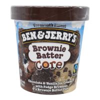 BEN & JERRYS ICE CREAM CORE BROWNIE BATTER 473 ML