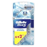 GILLETTE BLUE 3 COOL CARTRIDGE 6+2 FREE