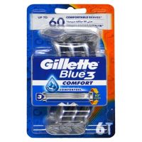 GILLETTE BLUE3 COMFORT DISPOSABLE RAZOR 6S