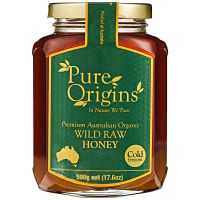 PURE ORIGINS ORGANIC WILD RAW HONEY 500 GMS