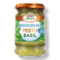 SACLA SACLA REDUCED FAT BASIL PESTO 190 GMS