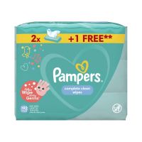 PAMPERS FRESH BABY WIPES 64S 2+1 FREE
