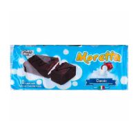 FREDDI MORETTA 10 COATED MINI CAKES FILLED WITH FRESH WHOLE MILK CREAM 300 GMS