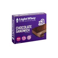 LIGHT WHEY CHOCOLATE SANDWICH ICE CREAM 3X90 ML