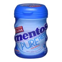 MENTOS PURE FRESH MINT W CHEWING GUM 28S