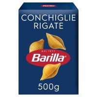 BARILLA CONCHIGLIE RIGATE PASTA 500 GMS