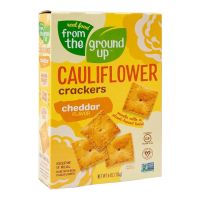 FROM THE GROUND UP CAULIFLOWER CRACKERS CHEDDAR 4 OZ