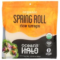 OCEAN'S HALO ORGANIC SPRING ROLL RICE WRAPS 120 GMS