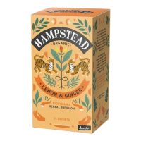 HAMPSTEAD DEMETER LEMON&GINGER ORG TEA BAGS 20S