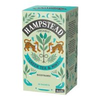 HAMPSTEAD DEMETER MINT GREEN ORGANIC TEA BAGS 20S