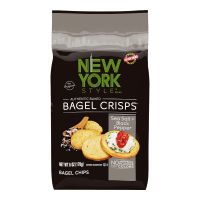 NEW YORK STYLE BAGEL CRISPS SEA SALT & PEPPER 6 OZ