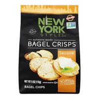 NEW YORK STYLE BAGEL CRISPS SESAME 6 OZ