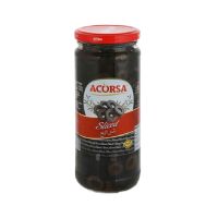 ACORSA BLACK SLICED OLIVES JAR 230 GMS