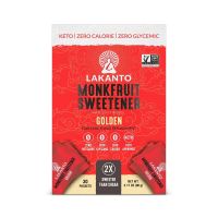 LAKANTO MONKFRUIT GOLDEN SWEETENER PACKETS 3.17 OZ