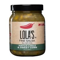 LOLAS FINE SALSA HATCH CHILE AND SWEET CORN 16 OZ