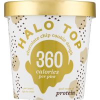 HALO TOP ICE CREAM CHOCO CHIP COOKIE DOUGH 1 PINT