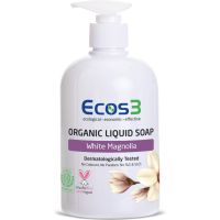 ECOS3 ORGANIC LIQUID SOAP WHITE MAGNOLIA 500 ML