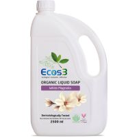 ECOS3 ORGANIC LIQUID SOAP WHITE MAGNOLIA 2.5 LTR