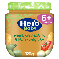 HERO BABY MIXED VEGETABLES 120 GMS