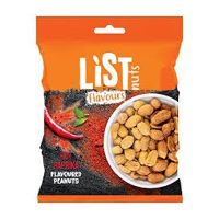 LIST FLAVOURS HOT PAPRIKA FLAVOURED PEANUTS 150 GMS