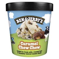 BEN AND JERRY'S CARAMEL CHEW CHEW ICE CREAM 465ML