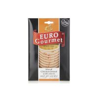 EUROGOURMT SLICED CHICKEN BREAST WITH OLIVES 130 GMS