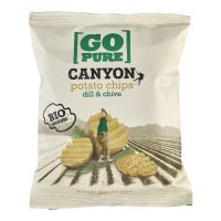 GOPURE CHIPS DILL&CHIVE CANYON 125 GMS