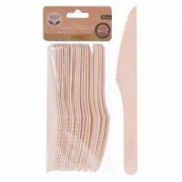 KNIFE BIRCHWOOD SET OF TREE KNIVES 16CM 20'S