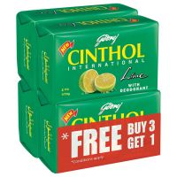 CINTHOL LIME SOAP VALUE PACK 4X175 GMS