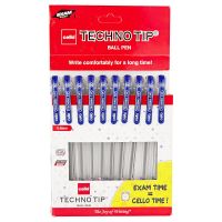 CELLO TECHNOTIP BALL PEN BLUE 0.6MM 10'S