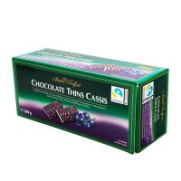 MAITRE TRUFFOUT CASSIS PURE CHOCOLADE TABLETTEN 200 GMS