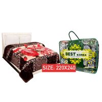 KOREAN STYLE BEST KOREA DOUBLE BLANKET 220X240CM ASSORTED 1'S