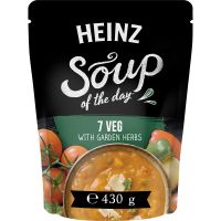 HEINZ SOUP OF THE DAY 7 VEG WITH GARDEN HERBS 430 GMS