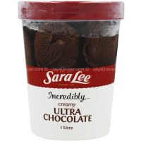 SARALEE CHOCOLATE ICE CREAM 1 LTR