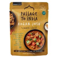 PASSAGE FOODS PASSAGE TO INDIA ROGAN JOSH SIMMER SAUCE 375 GMS