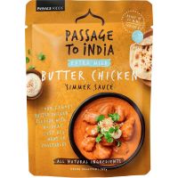 PASSAGE FOODS PASSAGE TO INDIA EXTRA MILD BUTTER CHICKEN SIMMER SAUCE 375 GMS