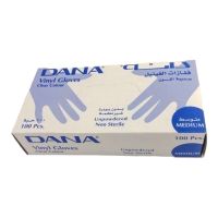 DANA LARGE VINYL GLOVES CLEAR WITHOUT POWDER 100'S