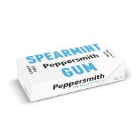 PEPPERSMITH SPEARMINT SUGAR FREE GUM 15 GMS