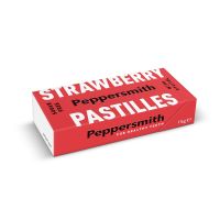 PEPPERSMITH 100 XYLITOL STRAWBERRY DENTAL PASTILLES SUGER FREE 15 GMS