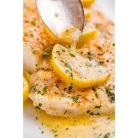 HOT&TASTY GRILLED FISH FILLET IN LEMON BUTTER SAUCE PER KG