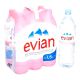 EVIAN MINERAL WATER PET 6X1.5 LTR