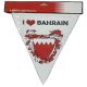 FORTUNE BAHAN BUNTING BANNER WITH LOGO TRIANGLE 1'S