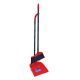 VILEDA LONG HANDLE DUSTPAN WITH BROOM