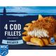 ICELAND 4PK BREADED COD FILLETS 440 GMS