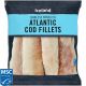 ICELAND ATLANTIC COD FILLETS 320 GMS