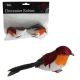 PMS DECORATIVE ROBINS IN POLYBAG WITH HEADER CARD