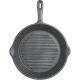 KITCHEN CRAFT DELUXE CAST IRON GRILL PAN SQUARE RIBBED 23 CM 1'S