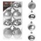 PMS SET OF 32 2.5CM BAUBLES BOX N SLVR