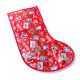 PMS PRINTED XMAS 120G MATT COATED PP WOVEN STOCKING