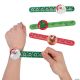 PMS LED FLASHING CHRISTMAS SNAP BAND ON CARD